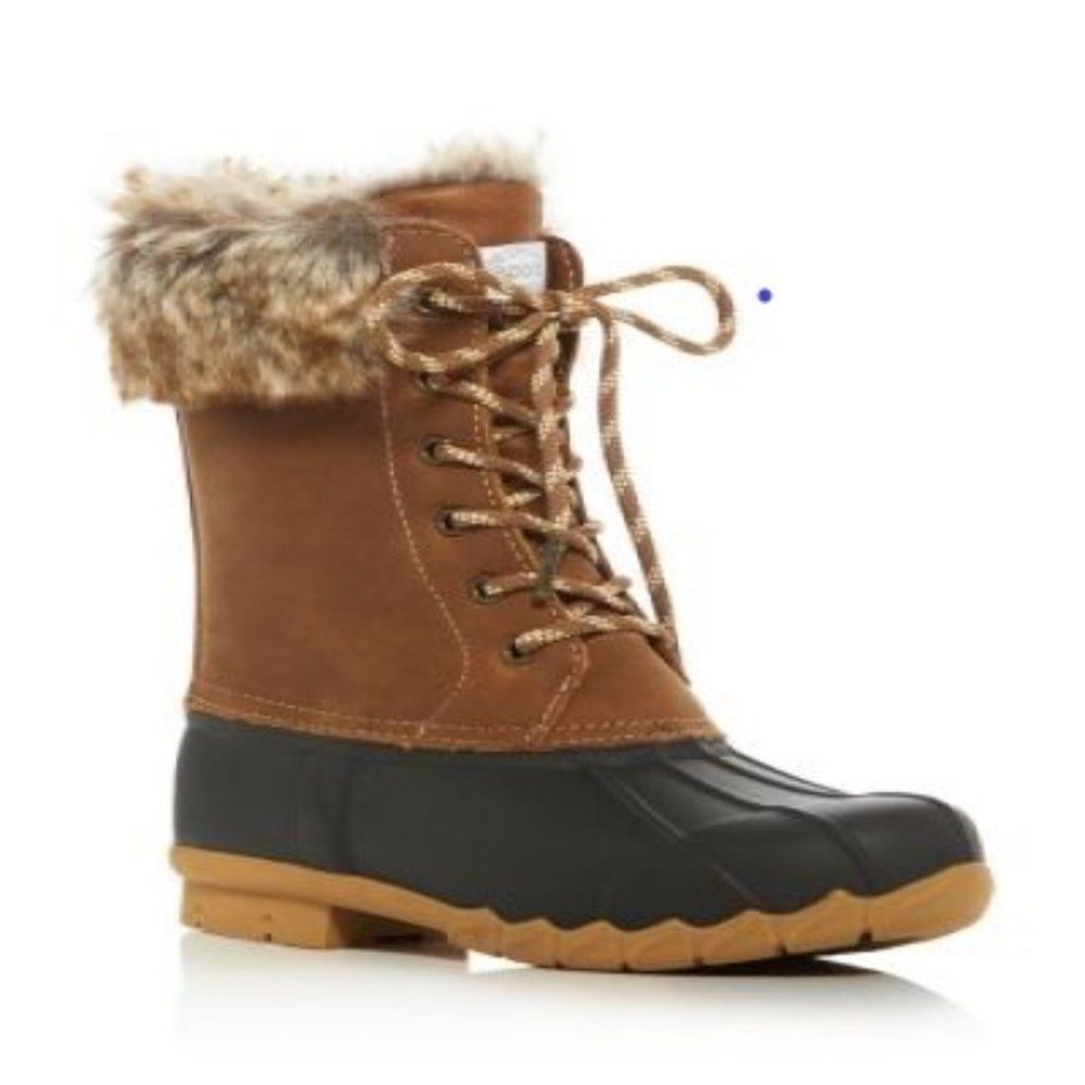 Sportovibram Agnes Duck Boot Tan 7m Nwt